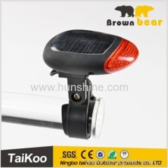 2014 hot sale best price CE&ROHS solar bicycle rear light