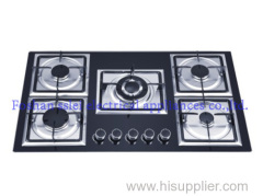 Tempered Glass Panel Gas Stove With Safety Device