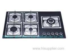 Tempered Glass Panel Gas Stove With Strong Firepower