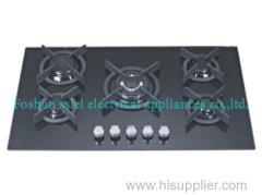 Tempered Glass Panel Gas Stove With Safety Device