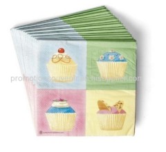 Customer Logo Printed Paper Napkins