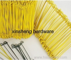 PET Powder Coating Metal Bag Tie Wire