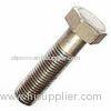 Cadmium Plated Stainless Steel Hex Head Flange Bolts ANSI DIN Standard