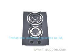 Tempered Glass Panel With 2 Strong Firepower Gas Stove