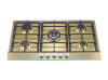 Gold Stainless Steel Gas Cooker With 5 Burners