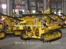 telescopic double cylinder diesel drill rig open - pit crawler type / downhole drills 10 - 17 bar