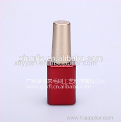 15ml red square nail polish bottle empty glass cosmetics bottle uv nail gel polish bottle