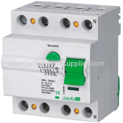 R1 series electromagnetic leakage circuit breaker 6A-63A 20000 times Mechanical life
