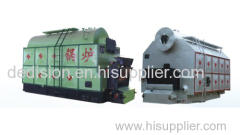 Single drum vertical chain grate steam boiler