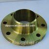 Yellow Paint JIS B8210 SOH Slip On Welding Flange , Pressure 5K - 20K , Size 15A - 1500A