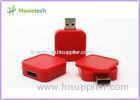 Plastic Square USB Flash Drive , OEM Popular Quadrate Shape USB Flash Drive