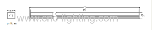 15.9*12 Anti-dust Linear Rigid LED Bar with 2835 SMD LED Chips