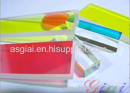 Colored Short Pass Edge Optical Filters Custom Optics Lasing Safety / Ultraviolet Light Source