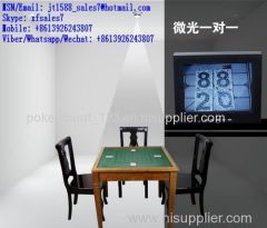 XF lamp with camera for backside marking playing cards/ Micro Earphone / texas hold em cheat / poker scanner