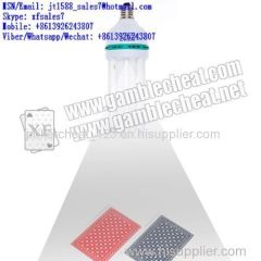 XF lamp with camera for backside marking playing cards/ Micro Earphone / texas hold em cheat / poker scanner