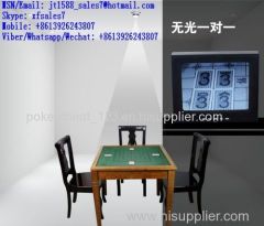 XF lamp with camera for backside marking playing cards/ Micro Earphone / texas hold em cheat / poker scanner