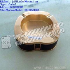 XF new ashtray camera for poker analyzer and edge bar-codes marking playing cards