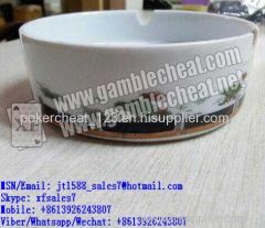 XF new ashtray camera for poker analyzer and edge bar-codes marking playing cards
