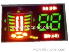 LED full color display for The washing machine