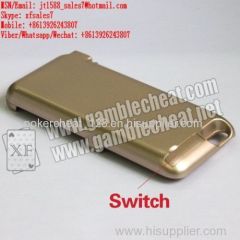 XF camera of charger case for iPhone 6 mobile phone for poker analyzer