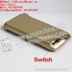 XF camera of charger case for iPhone 6 mobile phone for poker analyzer