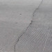 Repair cracks in concrete garage floor