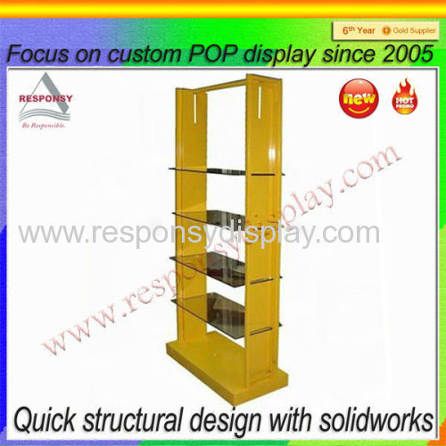 Simply design customized flooring shoes display Stand