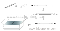 Anti-dust Rigid LED Luminaire with 2835 SMD LED Chips