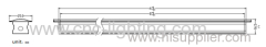 Anti-dust Rigid LED Fitting with 2835 SMD led chips