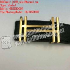 XF new leather strap camera for poker analyzer