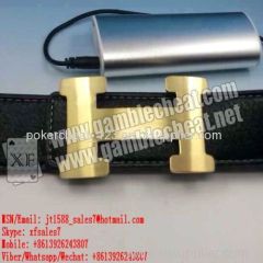 XF new leather strap camera for poker analyzer