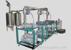 Central vacuum pump plants