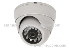 Dome Camera CCD 700TVL Inside Plastic Housing 15m IR Distance