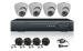 420TVL Indoor Dome Camera 4CH DVR Kit SONY CCD CCTV Camera System