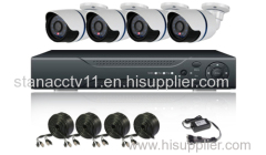 Wateproof Bullet Camera Outdoor 4CH 420TVL Security Camera System