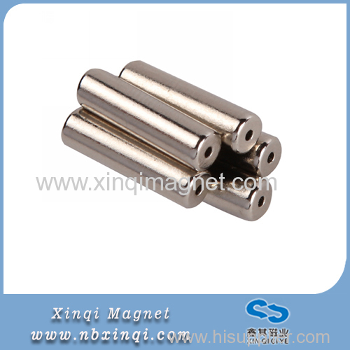 Ndfeb cylinder shape magnets with hole