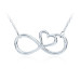 Factory Direct Sale Fashion Hot Sale Silver Infinity Love Necklace