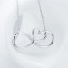 Factory Direct Sale Fashion Hot Sale Silver Infinity Love Necklace