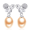 Hot Sale New Style Pearl Jewelry Earrings Silver Drop Pearl Silver Earrings