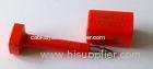 Red ABS Plastic Container Security Seals ISO18000-6 C For Truck Trailers
