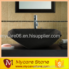 Natural Absolute black kitchen sink granite