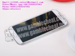 XF white Samsung S4 camera for poker analyzer|marked cards|poker scanner|infrared camera