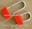Red , Yellow , Blue Cargo Security Seals Of Galvanized Perch For Containers / Supermarkets