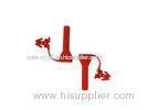 Red Plastic Meter Security Seals ISO PAS 17712 For Bag / Garments