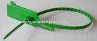 Green PP Material Plastic Trailer Security Seals With Printing Bar Code / Series Numbers