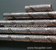 Zhi Yi Da spiral welded 304 perforated filter elements metal 316 pipes stainless steel air center core filter frames