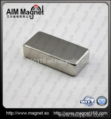 2015 new product powerful Ni coating Rectangle shape industry neodymium magnet