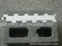 EPS expandable polytyrene Concrete block Brick Insert