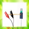 2-pole test plug to alligator clip test cord