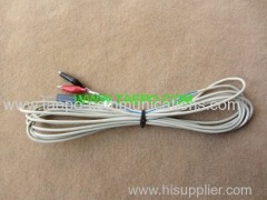 2-pole test plug to alligator clip test cord